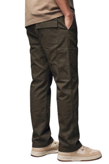 Cargora Men's Straight Fit Cotton Cargo Pants