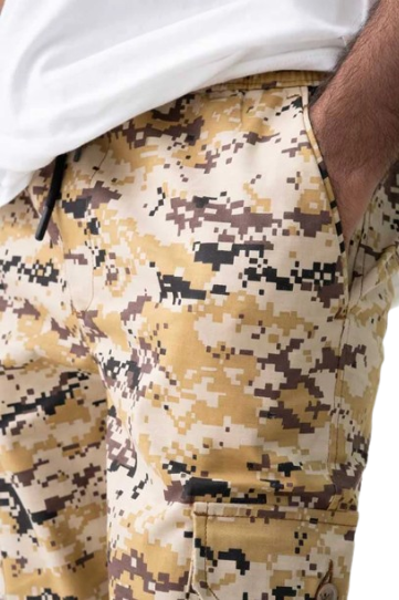 Cargora Men's Camouflage Cotton Cargo Pants