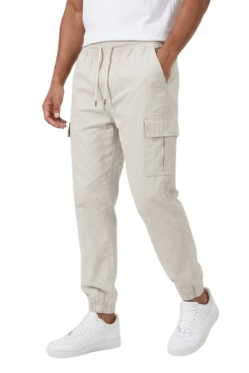Cargora Men's Basic Cotton Cargo Pants
