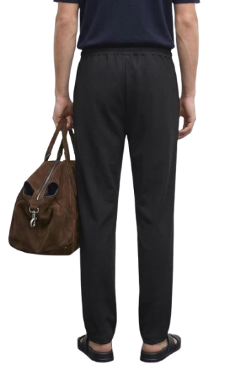 Cargora Men's Pleated Cotton Trousers