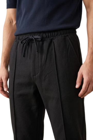 Cargora Men's Pleated Cotton Trousers