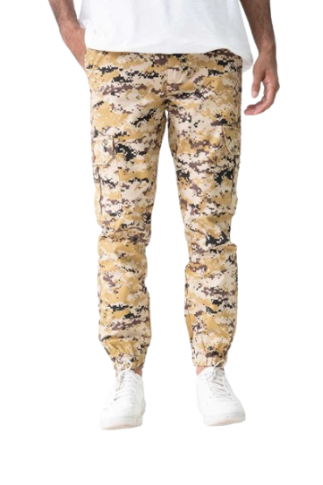 Cargora Men's Camouflage Cotton Cargo Pants